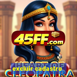 excluir cadastro - casas bahia